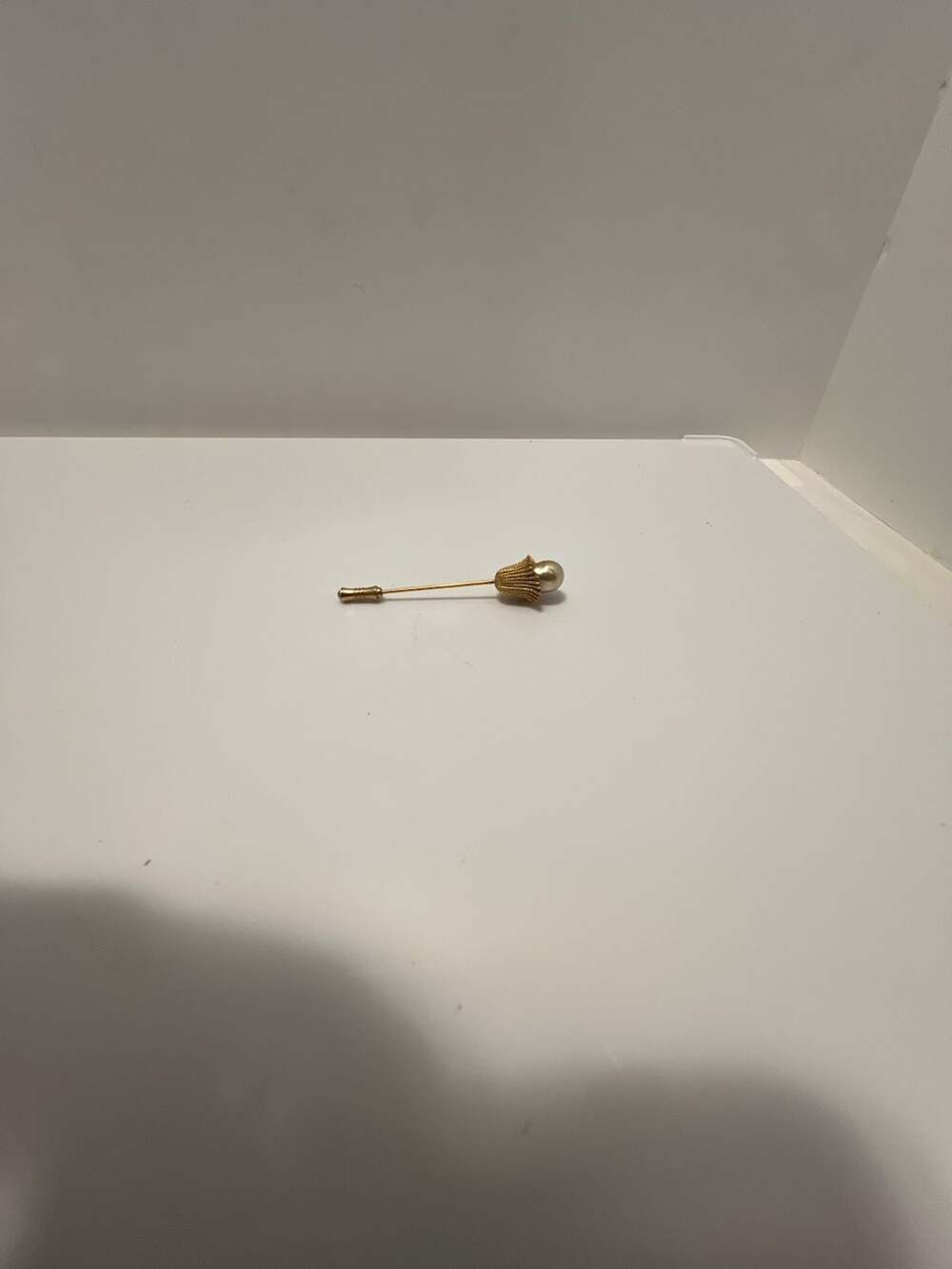 Sarah Coventry Fashion Parade Vintage Pearl Stick Pin Brooch